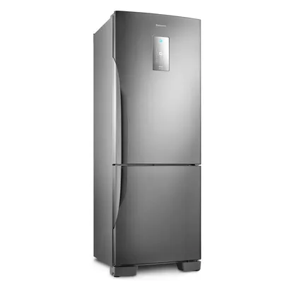 [AME R$3987]Geladeira Panasonic Frost Free 480L Aço Escovado NR-BB71PVFXB 220v