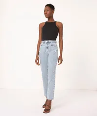 Calça jeans mom cintura super alta