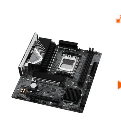 Placa Mãe ASRock B650M-HDV/M.2, Chipset B650, AMD AM5, M-ATX, DDR5, 90-MXBLA0-A0UAYZ