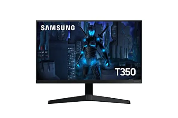 Monitor Gamer Samsung 22" FHD,75Hz, HDMI, VGA, Freesync, Preto, Série T350