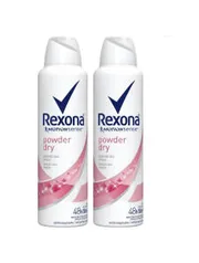 2 unidades Desodorante Rexona Aerosol Powder Feminino 150ml