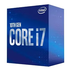 Processador Intel Core i7-10700, 8-Core, 16-Threads, 2.9GHz (4.8GHz Turbo), Cache 16MB, LGA1200, BX8070110700