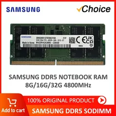 [PRIMEIRA COMPRA] Memória RAM DDR5 4800mhz Samsung 