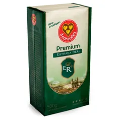 Café, Torrado e Moído, Estrada Real, Premium, à Vácuo, 500g, 3 Corações