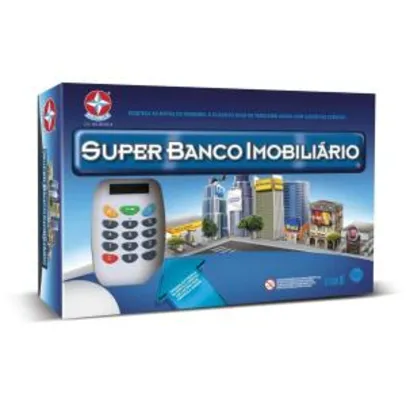 [PRIME] Jogo Super Banco Imobiliário (c/ máquina de cartão) | R$108