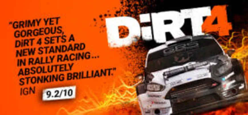 DiRT 4 - Steam Game [roda em Linux também][78 no Metascore] | R$ 5