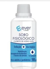 Soro Fisiológico Ever Care 100ml - R$0,63