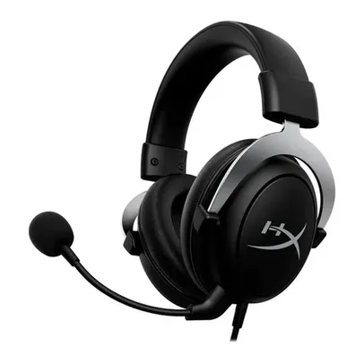 HEADSET GAMER HYPERX CLOUDX, DRIVERS 53MM, PRETO E CINZA, 4P5H8AA