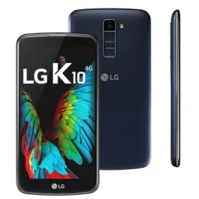 [Casas Bahia] Smartphone LG K10 TV Índigo com 16GB, Dual Chip, Tela de 5.3" HD, 4G, Android 6.0, Câmera 13MP e Processador Octa Core de 1.14 GHz por R$ 696