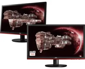 MONITOR GAMER AOC SNIPER 24" LED 1MS 75HZ FHD FREESYNC HDMI/VGA/DP, G2460VQ6