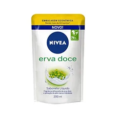 [Rec/Super R$3,74] Sabonete Líquido NIVEA Erva Doce, Refil 200ml - Fragrância refrescante erva-doce