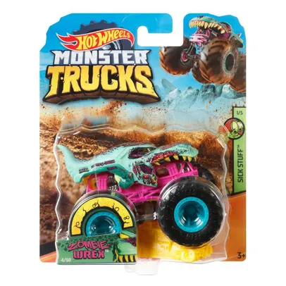 Veículo Die Cast - Hot Wheels - 1:64 - Monster Trucks - V8 Bomber - Mattel - GBT40