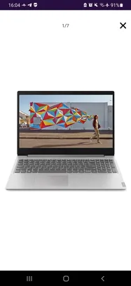 Notebook Lenovo Ideapad S145 Ryzen 5 3500U 12GB RAM 1 TB HD 15.5 HD