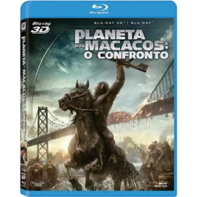 Blu-Ray 3D + 2D Planeta Dos Macacos: O Confronto | R$ 10