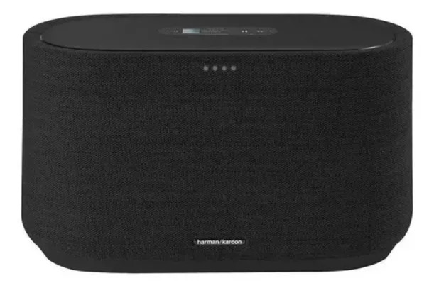 Alto Falante inteligente Harman Kardon Citation 300 com assistente virtual Google Assistant, display integrado - black 100V/240V