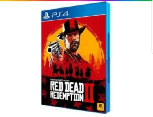 [Primeira Compra] Red Dead Redemption II para PS4 - Rockstar Games R$107