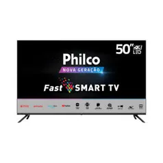 Smart TV LED 50" Philco Ultra HD 4K HDR - 10 vezes sem juros - R$ 1.649,00