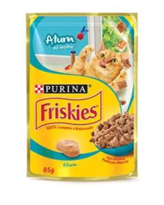 [Leve 6 Pague 5] Friskies Ração Úmida Para Gatos Adultos, 85g