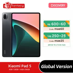 [APP] Xiaomi Mi pad 5 6/128gb, tela wqhd de 11", 120hz