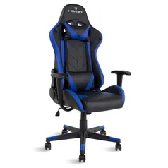 Cadeira Gamer reclinável Strike Healer TM Azul/Preto - Travel Max