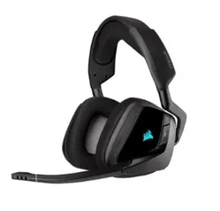 Headset Gamer Sem Fio Corsair Void Elite Wireless, RGB, Surround 7.1, Drivers 50mm, Carbono - CA-9011201-NA