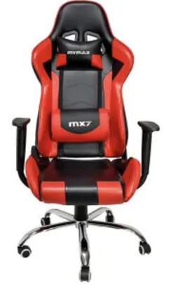 [PRIME] Cadeira Gamer Mx7, Mymax, 25.008788, Vermelho/ Preto - R$ 917