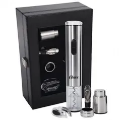 Kit Abridor Elétrico de Vinho Oster Fpstbw8055-011 Inox