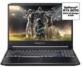 Notebook Predator Helios 300 | FHD 144Hz | Core i7 10750H | RTX 2070 8GB | SSD 512GB | R$ 8304