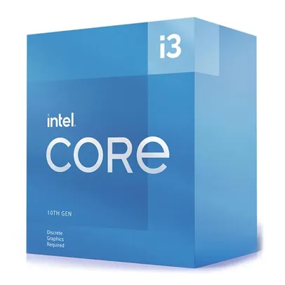 Processador Intel Core i3-10105, 4-Core, 8-Threads, 3.7Ghz (4.4Ghz Turbo), Cache 6MB, LGA1200, BX8070110105