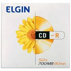 CD-R 700MB / 120Min / 52X - Envelope - R$2