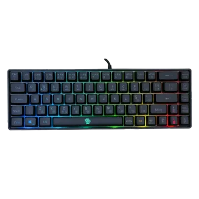 Teclado Gamer Ninja Black Noir, RGB, Switch Membrana, ABNT2, Black, TC-GN-BKNR