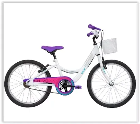 Bicicleta Caloi Ceci - Aro 20 - Freios V-Brake - Feminina - Infantil