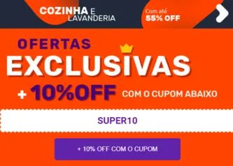 10% OFF em todo site da Mobly com o cupom