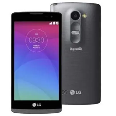 [Casas Bahia]- Smartphone LG Leon TV H326TV Titânio com Tela de 4.5”, Dual Chip, TV Digital, Android 5.0, Câmera 5MP e Processador Quad Core de 1.3GHz- Por 572,90