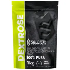 Dextrose 1Kg - 100% Puro Importado - Soldiers Nutrition 