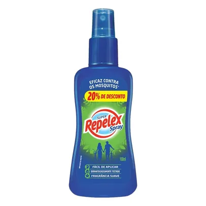 Repelente Repelex Super Spray 100ml com 20% de desconto