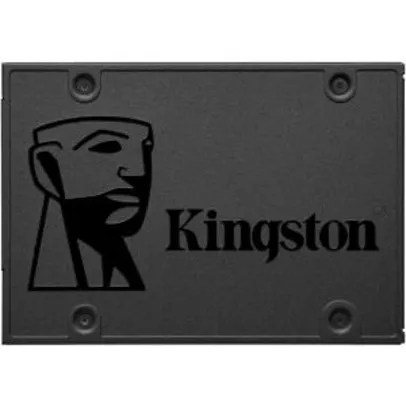 SSD Kingston A400 480GB - 500mb/s para Leitura e 450mb/s para Gravação - R$ 409,49