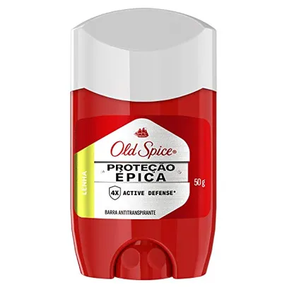 Desodorante em Barra Antitranspirante Old Spice Proteção Épica Lenha 50 g, Old Spice