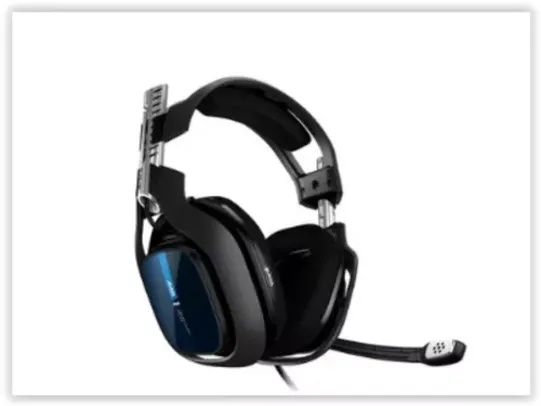 Headset ASTRO Gaming A40 TR para PS5, PS4, Xbox Series, Xbox One, PC e Mac - Preto/Azul - 939-001788