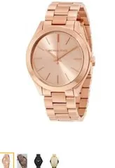 Mk Relógio Feminino Rose Preto E Dourado Mk