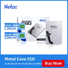 SSD Netac Sata 3 Case de Metal 1TB