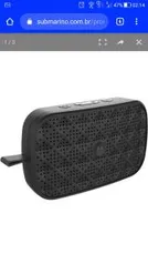 Caixa de Som Bluetooth Motorola Sonic Play 100 - Preto R$ 100