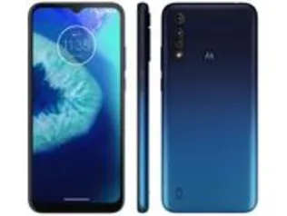 Smartphone Motorola Moto G8 Power Lite 64GB Azul - 4G Octa-Core 4GB RAM 6,5” Câm. Tripla + Selfie 8MP