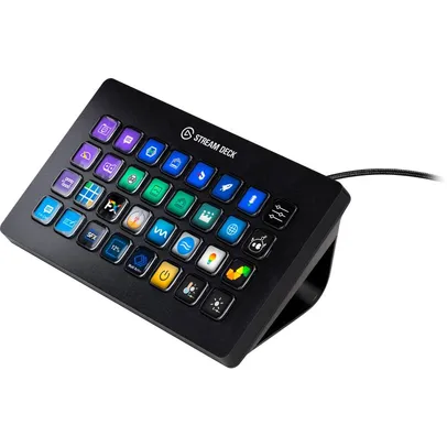 Stream Deck Elgato XL, 32 Teclas Personalizáveis de LCD, USB Integrado