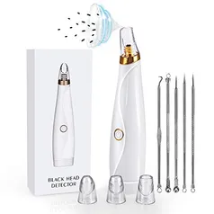 Staright Removedor de Cravo Extrator de Espinha de Vácuo de Poros com Kit de Agulha de Cravo Curvo Kit de Remoção de Acne