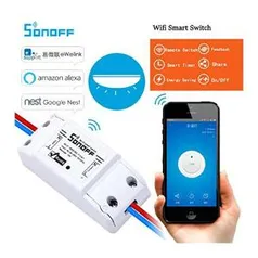 Sonoff Interruptor Wifi com Timer, Bivolt | R$55