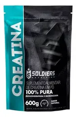 Creatina Monohidratada Soldiers Nutrition 600g -100% pura