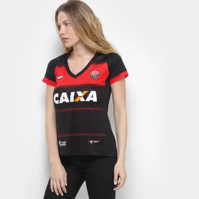 Camisa Vitória I 2018 s/n° Torcedor Topper Feminina