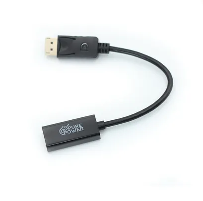 Adaptador DisplayPort para HDMI, 15cm, 4K/30HZ, Pure Power, PP-CDP-002