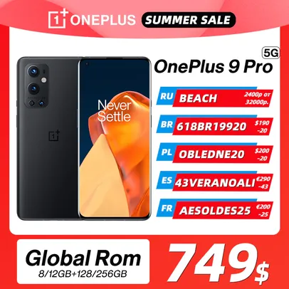 Smartphone Oneplus 9 PRO 8G 128G | R$4.136